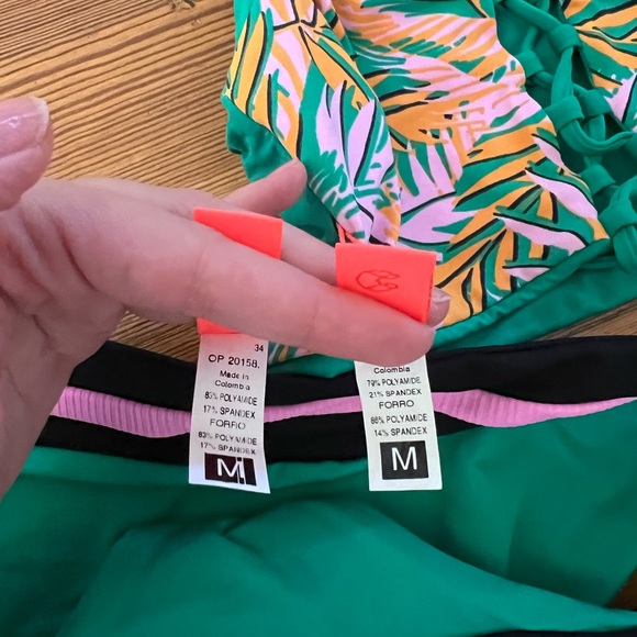 Maaji Green and pink floral bikini set - Picture 8 of 8